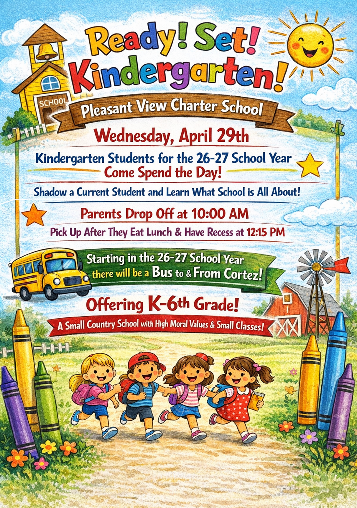 April 29th-Ready!  Set!  Kindergarten!